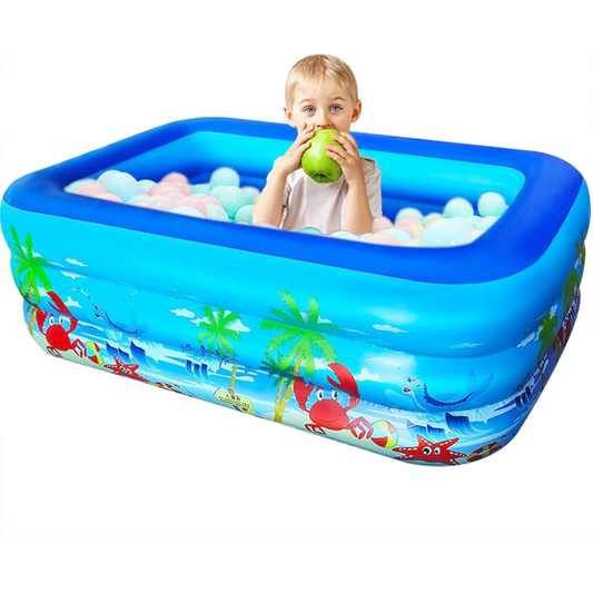 Piscina Inflable Niños 120 Cm 3 Anillos